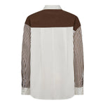 MioCC Stripe Shirt - Dark Brown - Co'couture