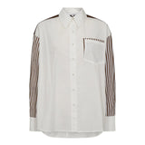 MioCC Stripe Shirt - Dark Brown - Co'couture