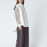 MioCC Stripe Shirt - Dark Brown - Co'couture