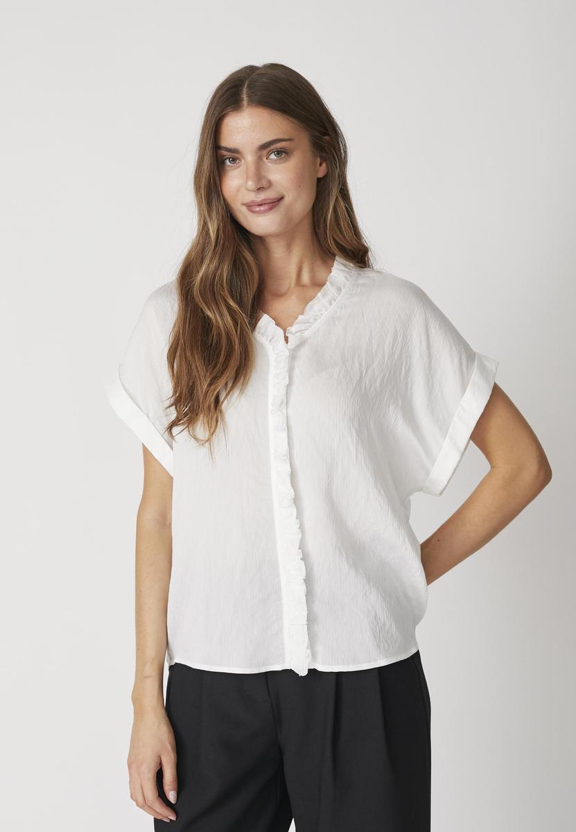 MollyCC Frill Top - Off white - Co'couture