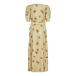 MylaCC Flower Wrap Dress - PaleYellow - Co'couture
