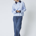NelsonCC Stripe Shirt - Pale Blue - Co'couture