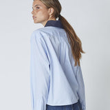NelsonCC Stripe Shirt - Pale Blue - Co'couture