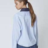 NelsonCC Stripe Shirt - Pale Blue - Co'couture