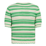 OdetteCC Stripe SS O - Knit - Green - Co'couture