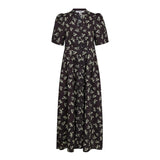 OliviaCC Flower Pleat Dress - Black - Co'couture