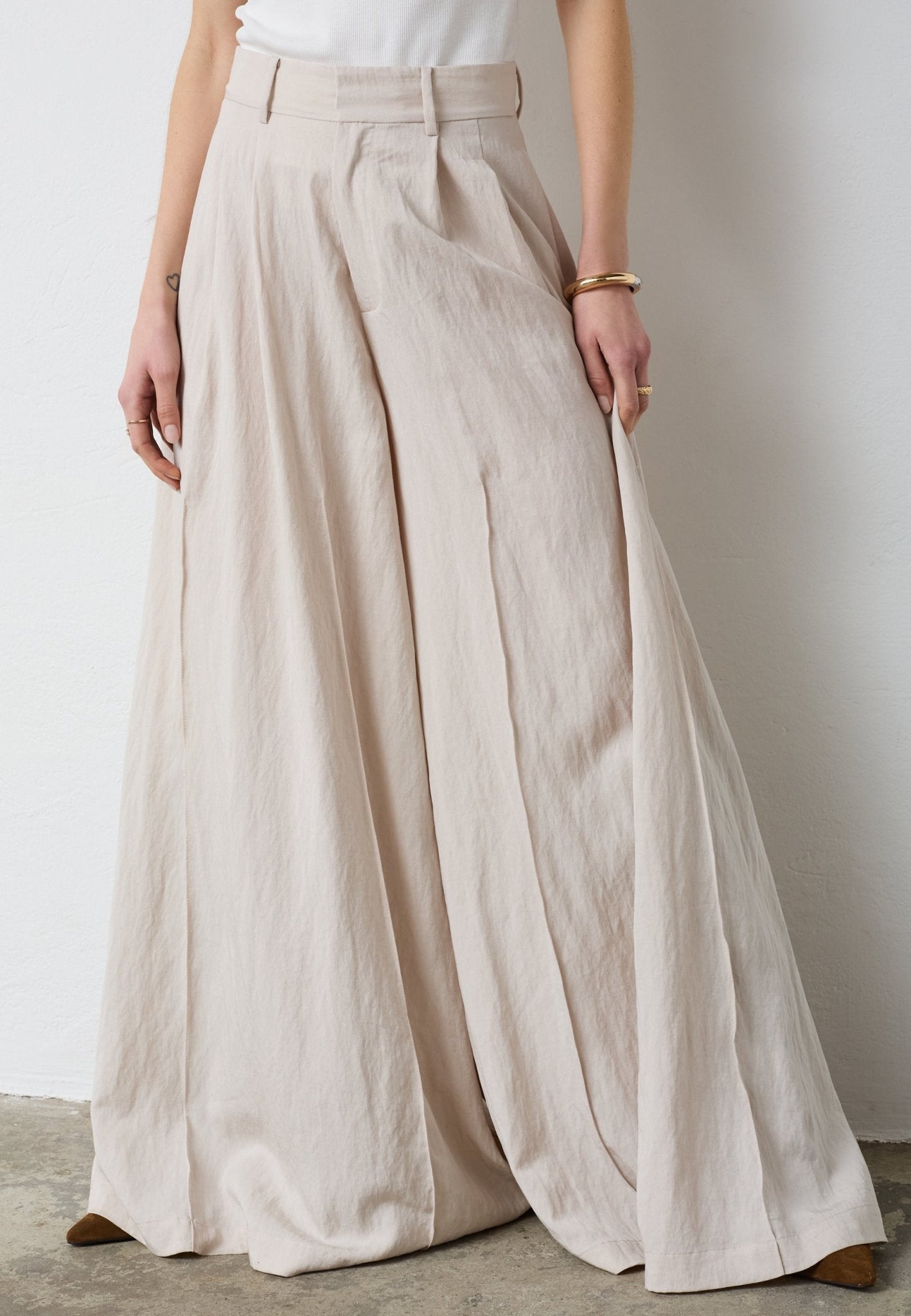 PamCC Skirt Pant - Bone - Co'couture