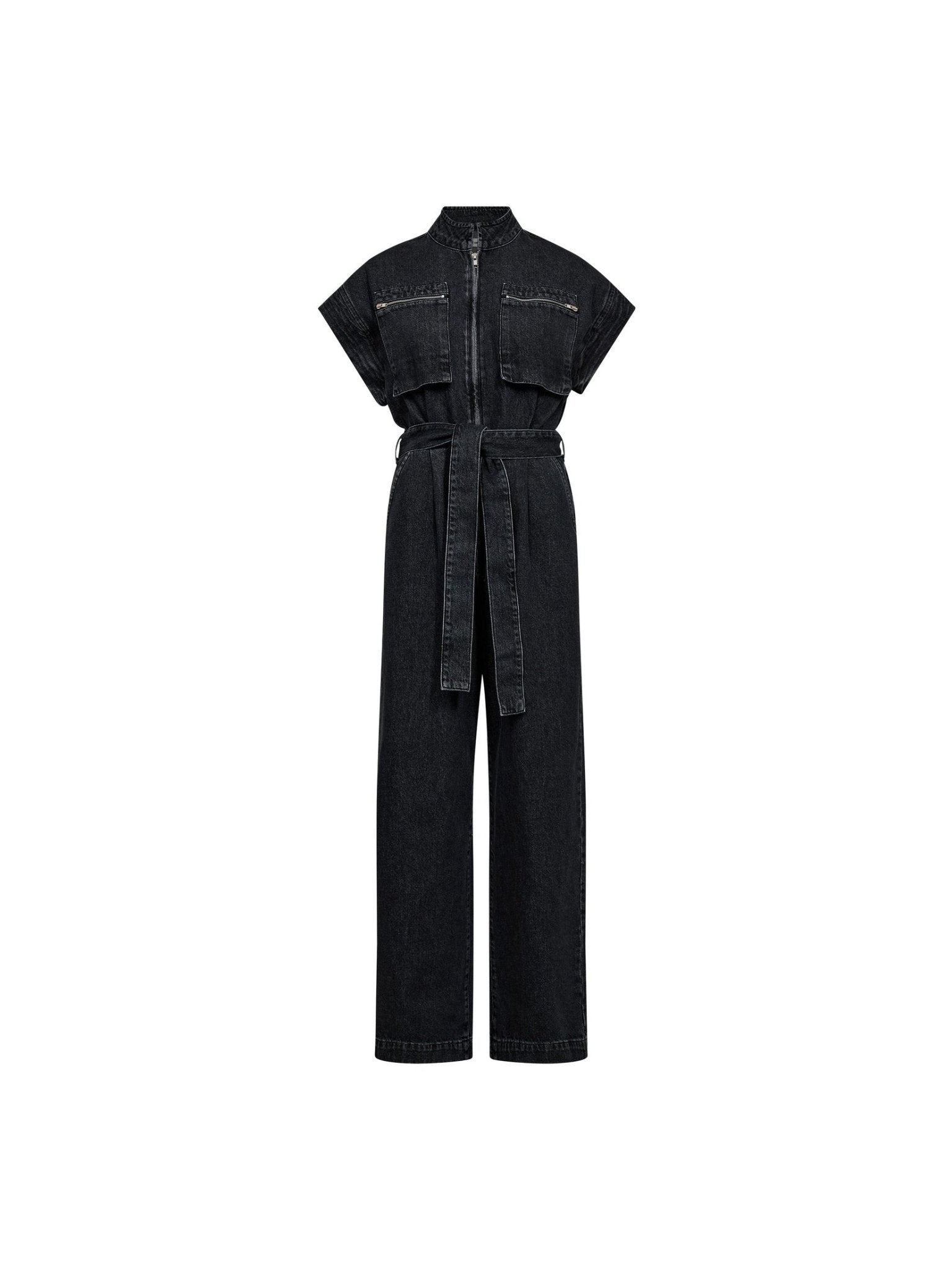 PancyCC Zip Jumpsuit - Black - Co'couture