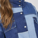 PatchCC Denim Box Jacket - Denim blue - Co'couture