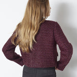 PeachCC Boucle Jacket - Plum - Co'couture