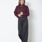 PeachCC Boucle Jacket - Plum - Co'couture