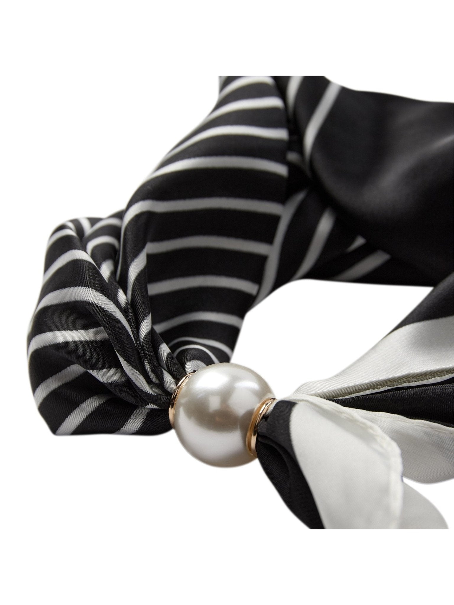 PearlCC Scarf - Black Stripe - Co'couture