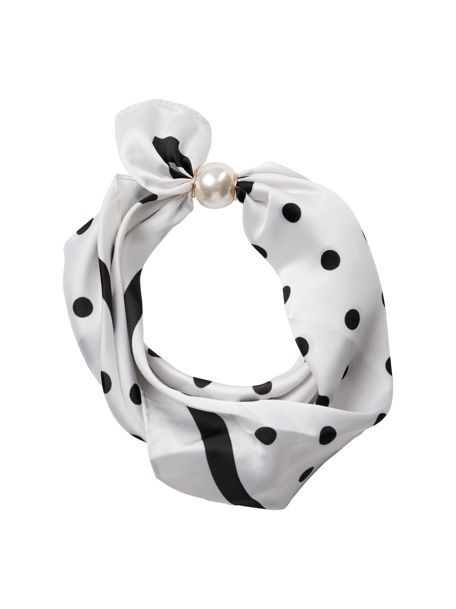 PearlCC Scarf - WhiteBlack - Co'couture