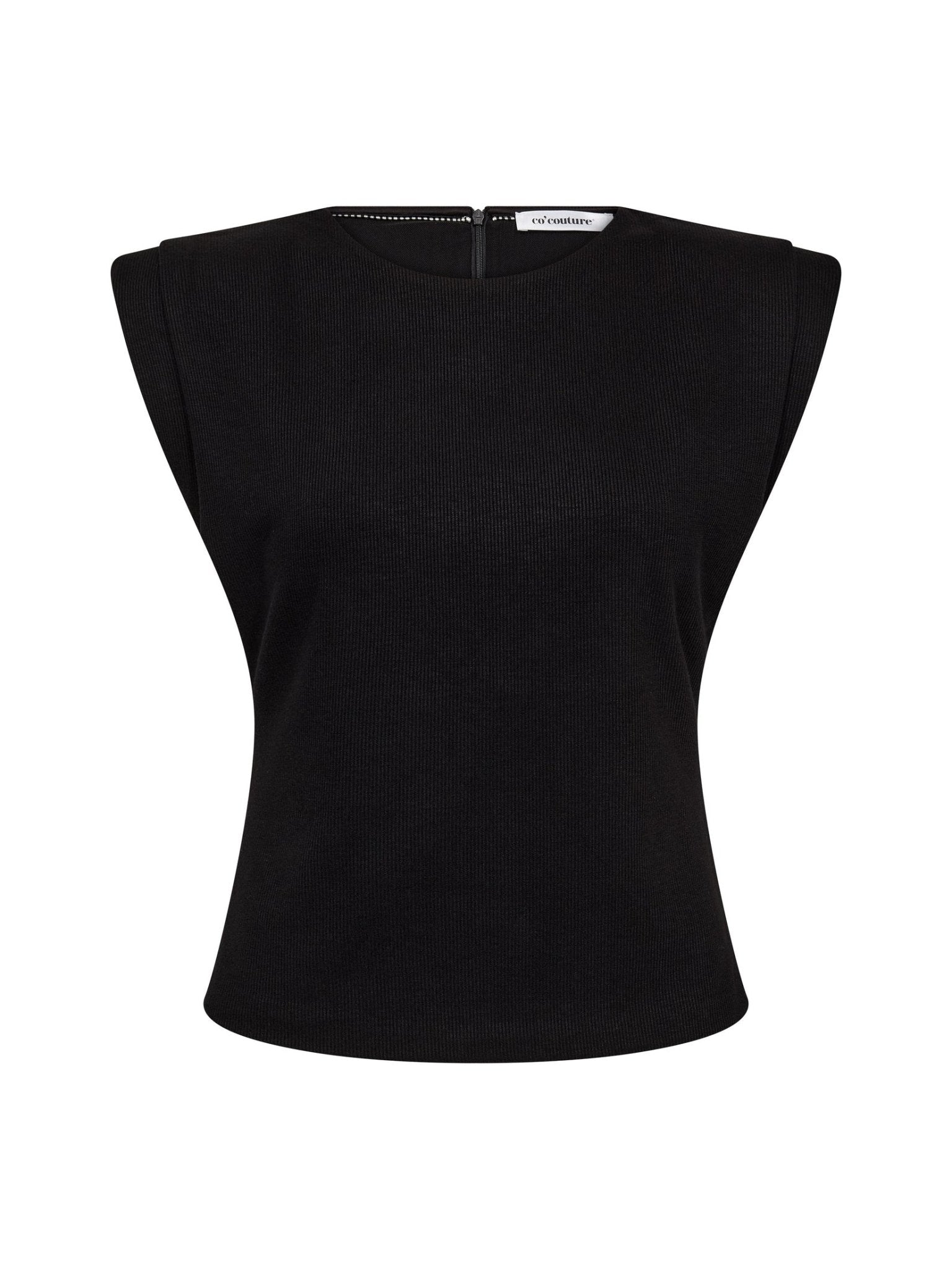 PilouCC Rib Top - Black - Co'couture