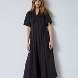 PoppyCC Emb Pleat Dress - Black - Co'couture