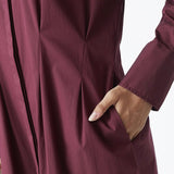 PoppyCC Shirt Long Dress - Winered - Co'couture