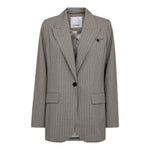 QuinCC Pin Fitted Blazer - Mink - Co'couture