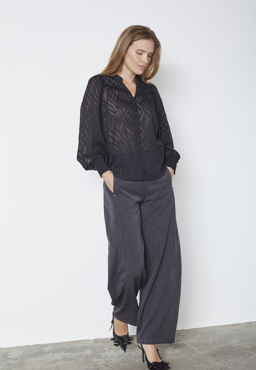 RochelleCC V - Shirt - Black - Co'couture