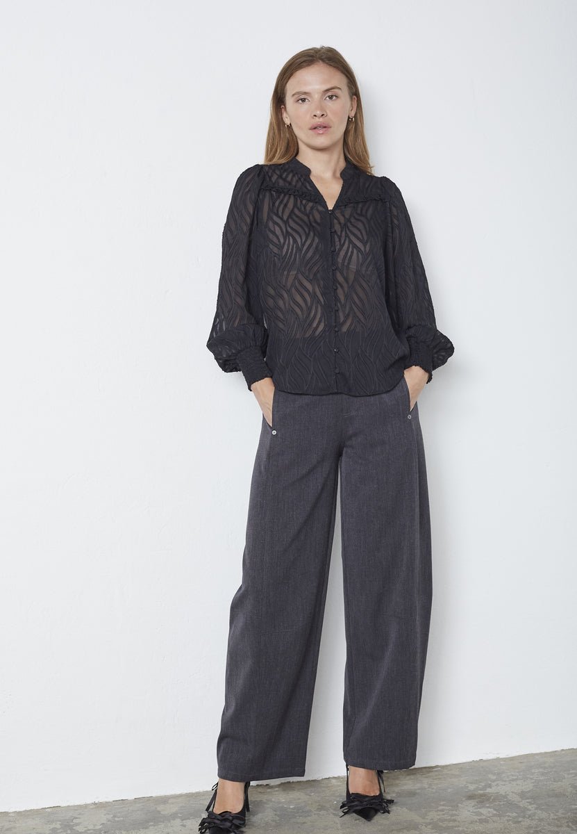 RochelleCC V - Shirt - Black - Co'couture