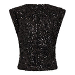 RoslynCC Sequin Top - Black - Co'couture
