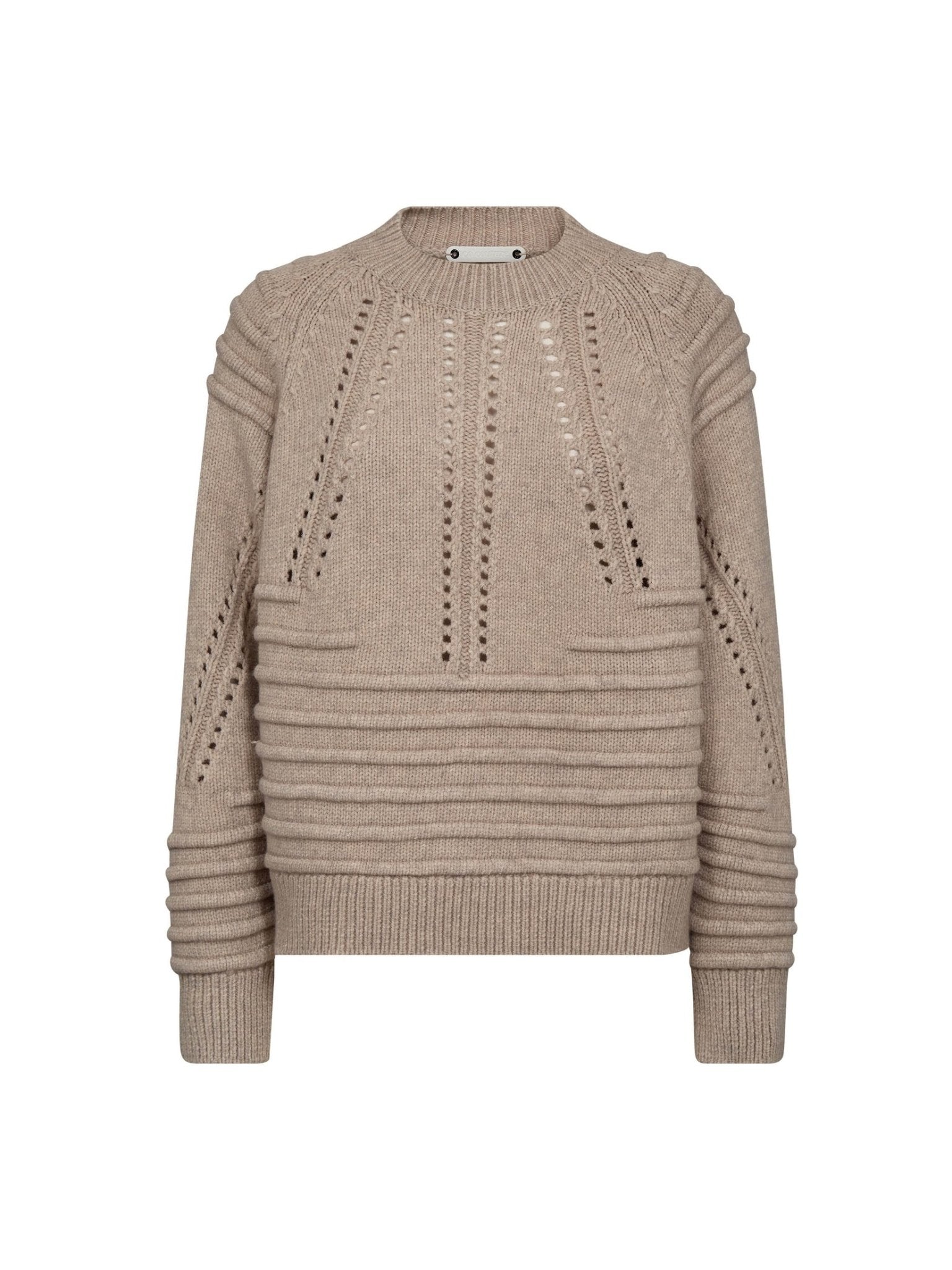RowanCC Hole Turtle Knit - Taupe - Co'couture