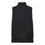 RowCC Cable Knit Top - Dark Grey - Co'couture