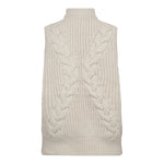 RowCC Cable Knit Top - Ivory - Co'couture