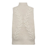 RowCC Cable Knit Top - Ivory - Co'couture