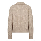 RowCC Collar Cable Knit - Creme - Co'couture