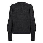 RowCC Puff Rib V - Knit - Dark Grey - Co'couture