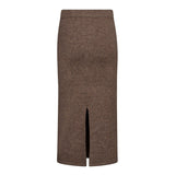 RowCC Slit Skirt - Walnut - Co'couture