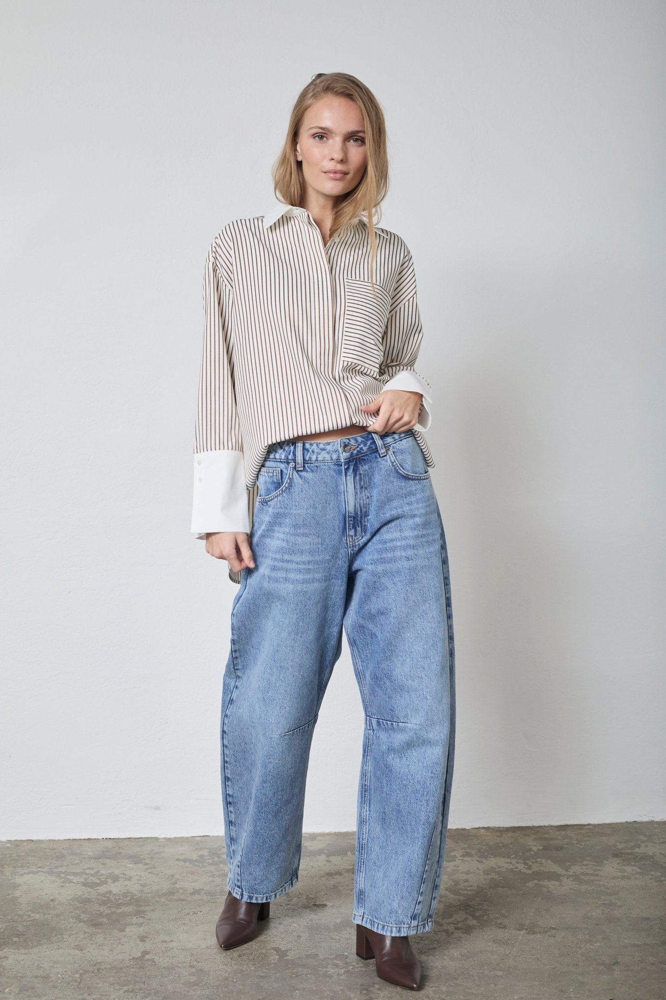 RuthieCC Barrel Jeans - Denim blue - Co'couture