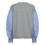 SabinaCC Mix Shirt Sweat - Light Grey - Co'couture
