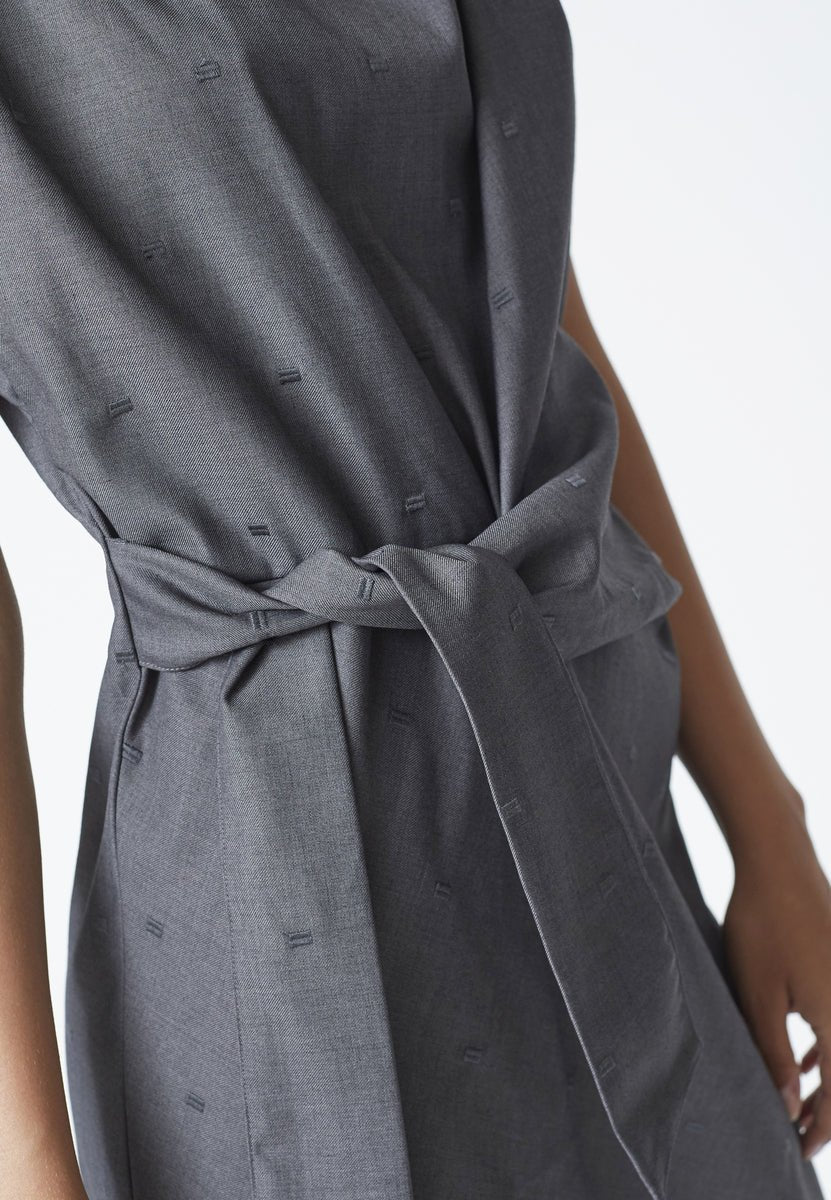 SagaCC Dress - Mid Grey - Co'couture