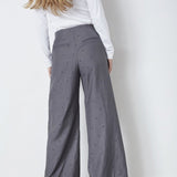 SagaCC Pleat LL Pant - Mid Grey - Co'couture