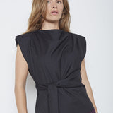 SagaCC Pleat Top - Black - Co'couture