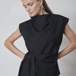 SagaCC Pleat Top - Black - Co'couture