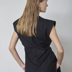SagaCC Pleat Top - Black - Co'couture