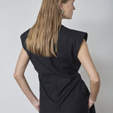 SagaCC Pleat Top - Black - Co'couture