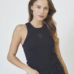 SaharaCC Embroidery Tank Top - Black - Co'couture