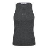 SaharaCC Embroidery Tank Top - Dark Grey - Co'couture