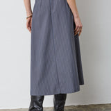 SalvieCC Anya Pleat Skirt - Denim blue - Co'couture