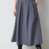 SalvieCC Anya Pleat Skirt - Denim blue - Co'couture