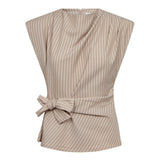 SalvieCC Pleat Top - Bone - Co'couture