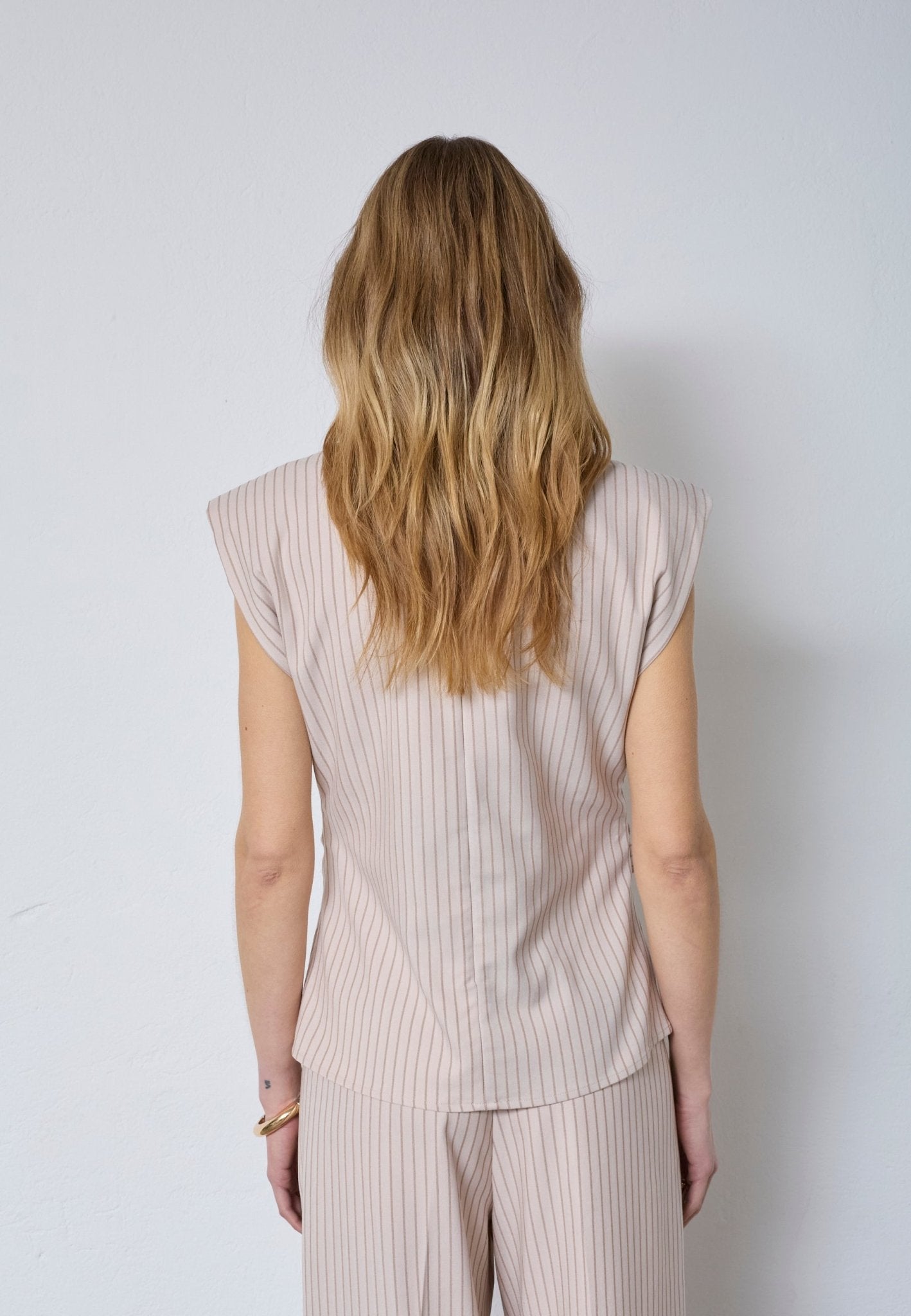 SalvieCC Pleat Top - Bone - Co'couture