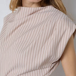 SalvieCC Pleat Top - Bone - Co'couture