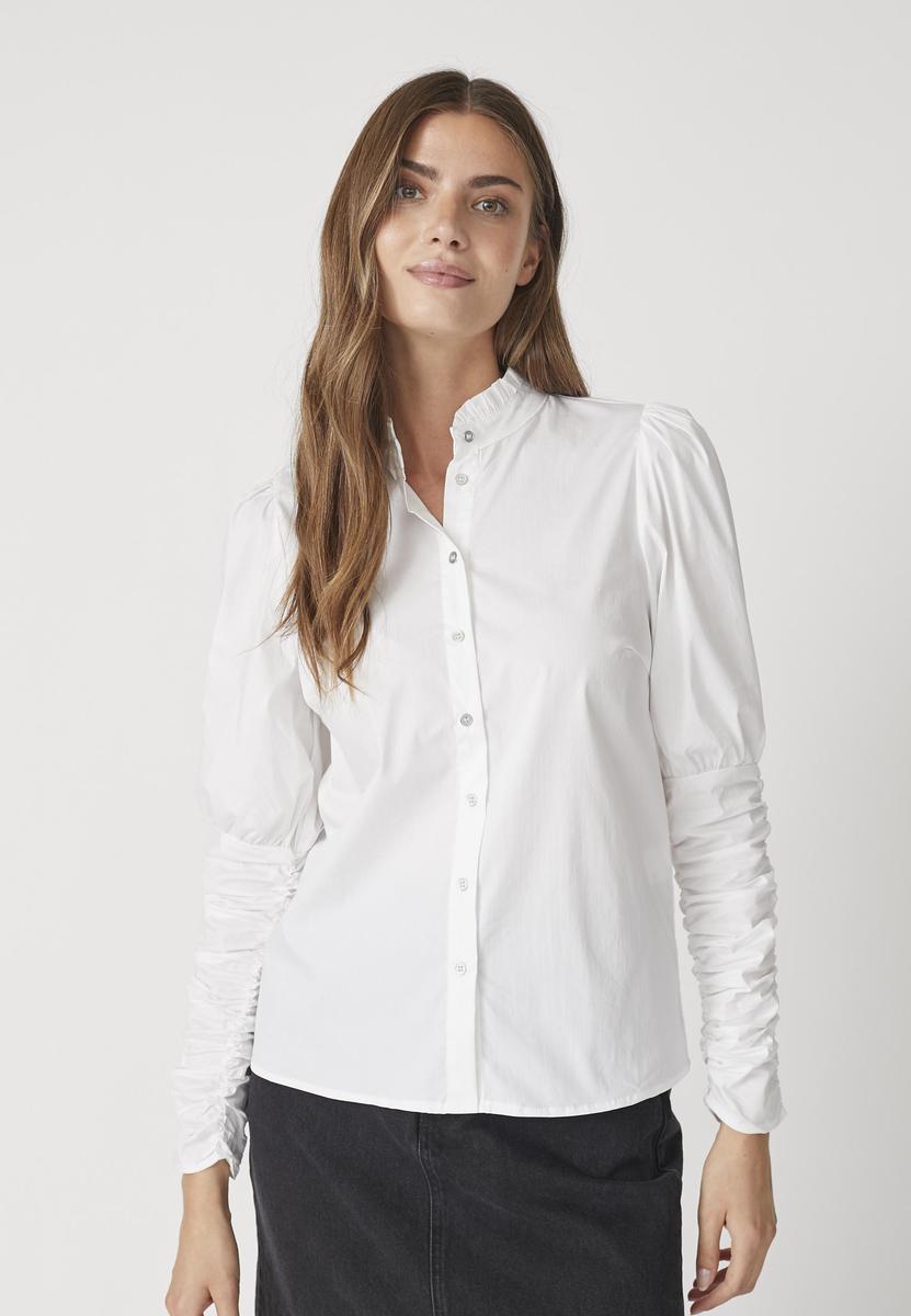 SandyCC Poplin Puff Shirt - White - Co'couture