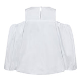 SannaCC Balloon Blouse - White - Co'couture