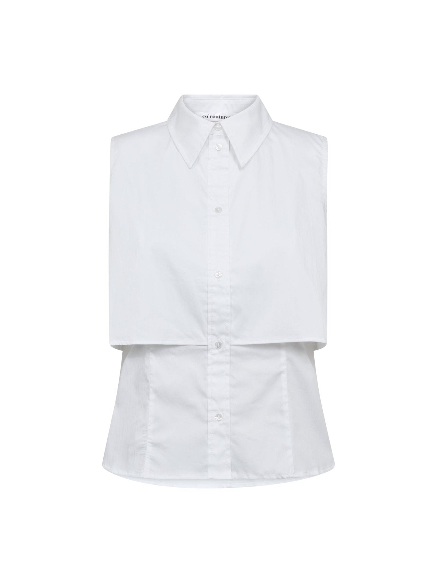 SannaCC Double Layer Top - White - Co'couture