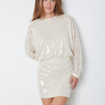 SerafinCC Sequin Dress - Champagne - Co'couture